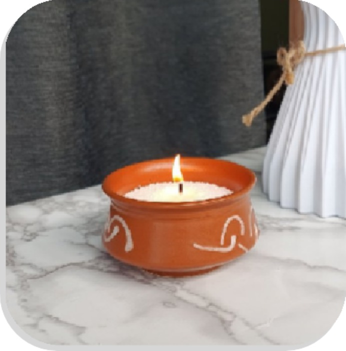 Terracotta Pot Candle - Dev Tandoor Industries